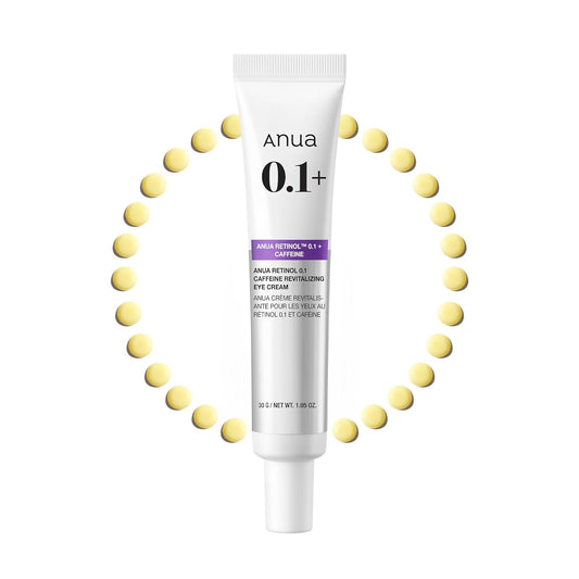 Crema Revitalizante de Ojos con Retinol 0.1 y Cafeína by ANUA