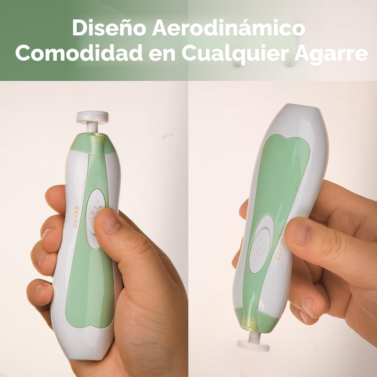 Cortaúñas Eléctrico para Bebé con Seguridad Anti-Cortes